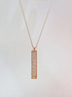 "I Love You" Bar Necklace