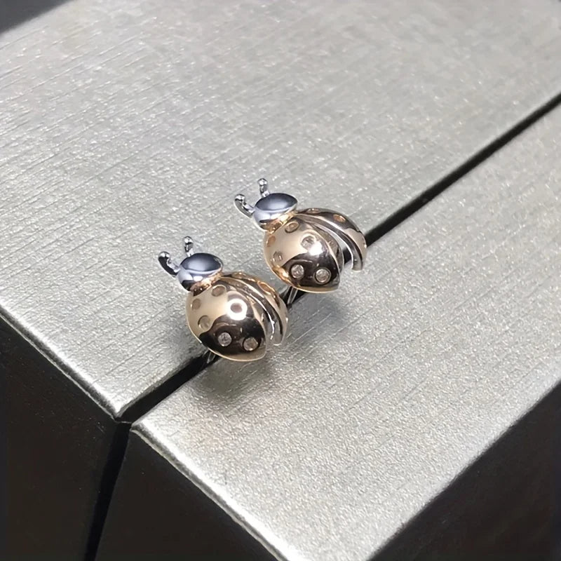 Ladybug Stud Earrings