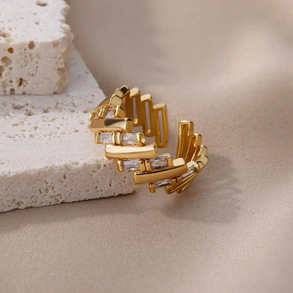 Zircon Bar Ring