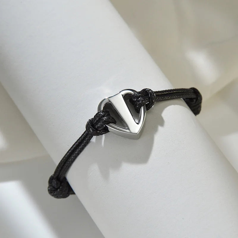 Custom Heart Cremation Bracelet
