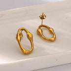 U-Shaped Stud Earrings