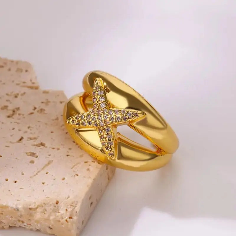 Cross Star Ring