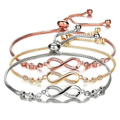 Crystal Infinity Bracelet