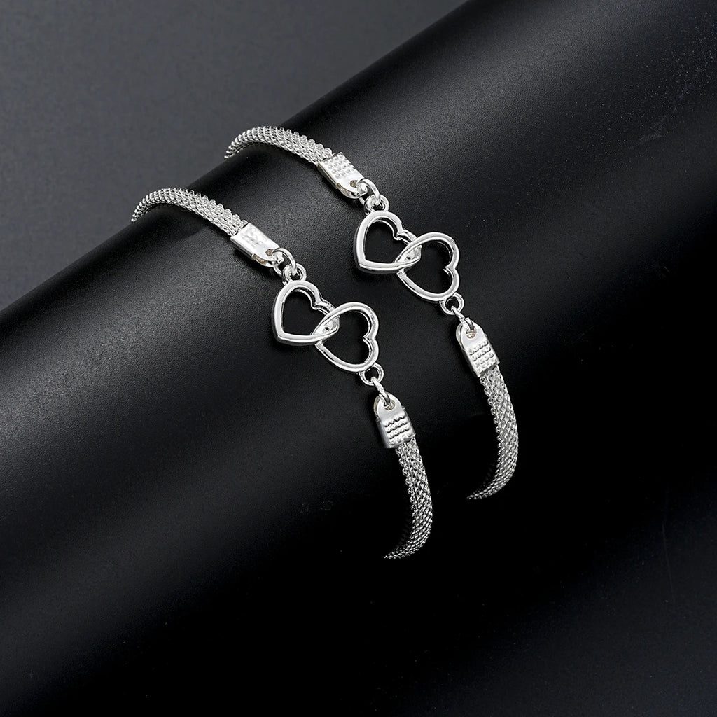 Love Heart Couple Bracelet
