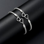 Love Heart Couple Bracelet