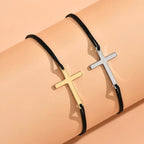 Cross Rope Couple Bracelet