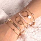 6 PCS Gold Bracelet