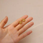 Flower Wheel Earrings
