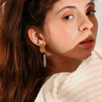 Irregular Water Droplet Earrings