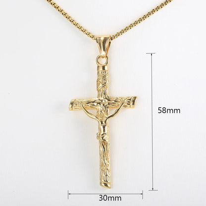 Jesus Crucifix Cross Necklace