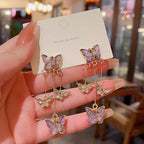 Butterfly Tassel Earrings