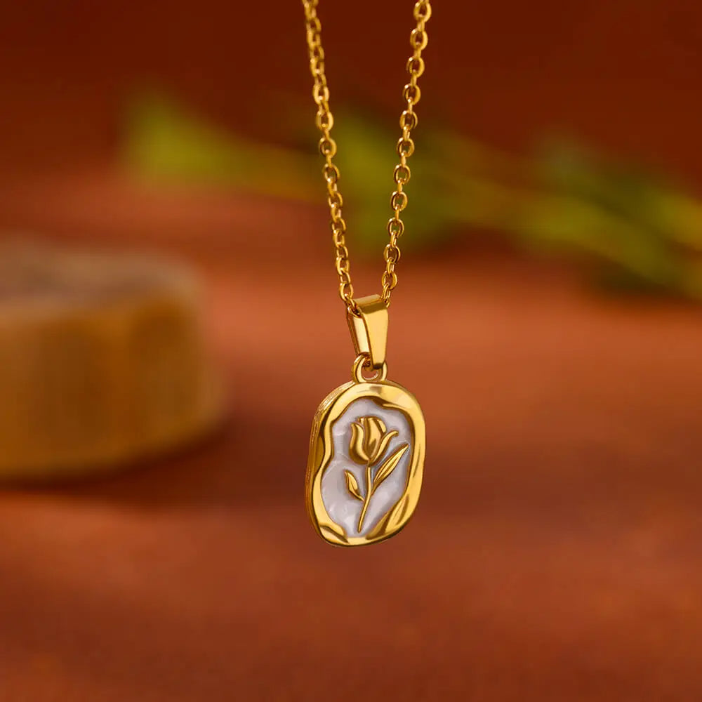 Ivory Rose Necklace