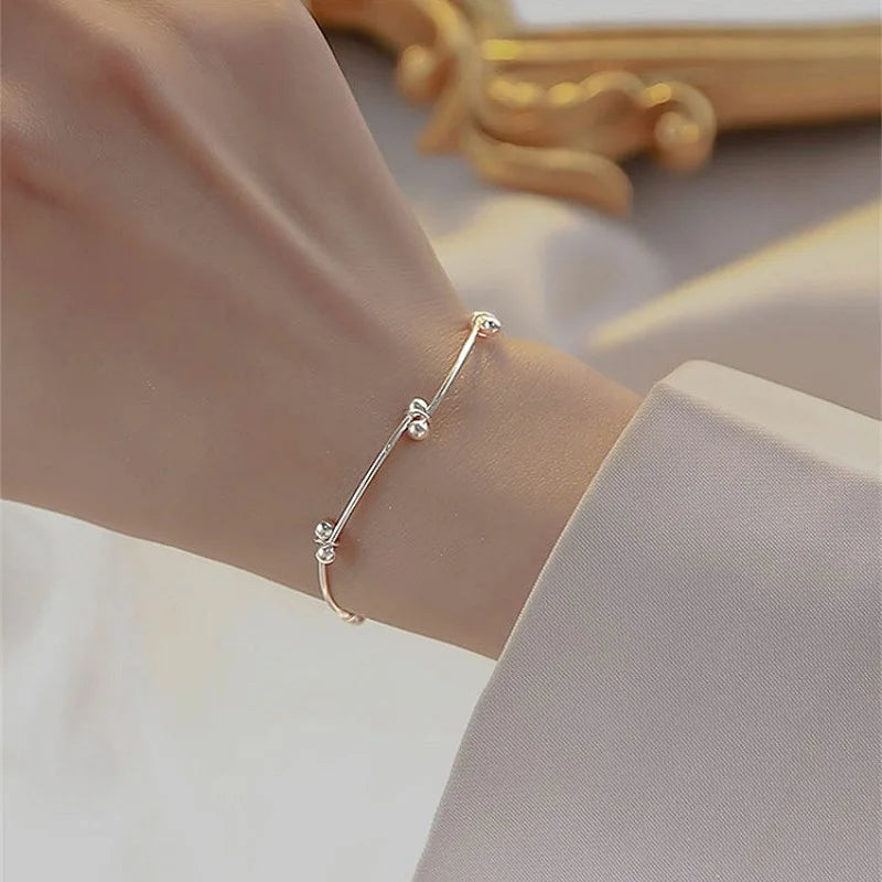 Sterling Silver Knot Bracelet