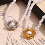 Pearl Flower Necklace