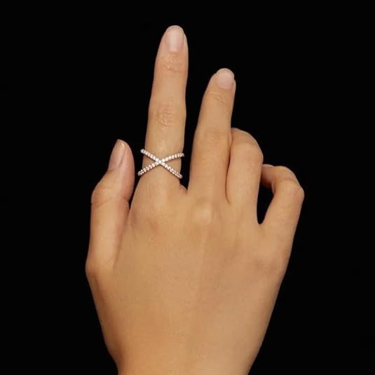 Criss Cross Promise Ring