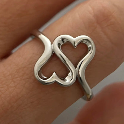 Double Heart Ring
