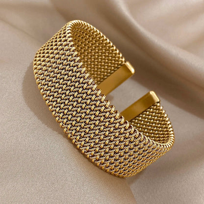 Mesh Cuff Bracelet