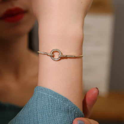 Crystal Circle Bracelet
