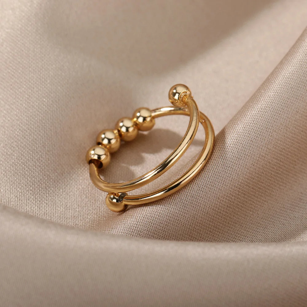 Beaded Ball Ring