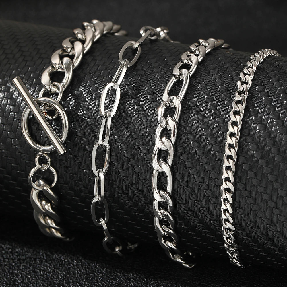 4 PCS Stainless Steel Bracelet