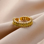 Colored Zircon Ring