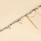 Irregular Beaded Love Necklace