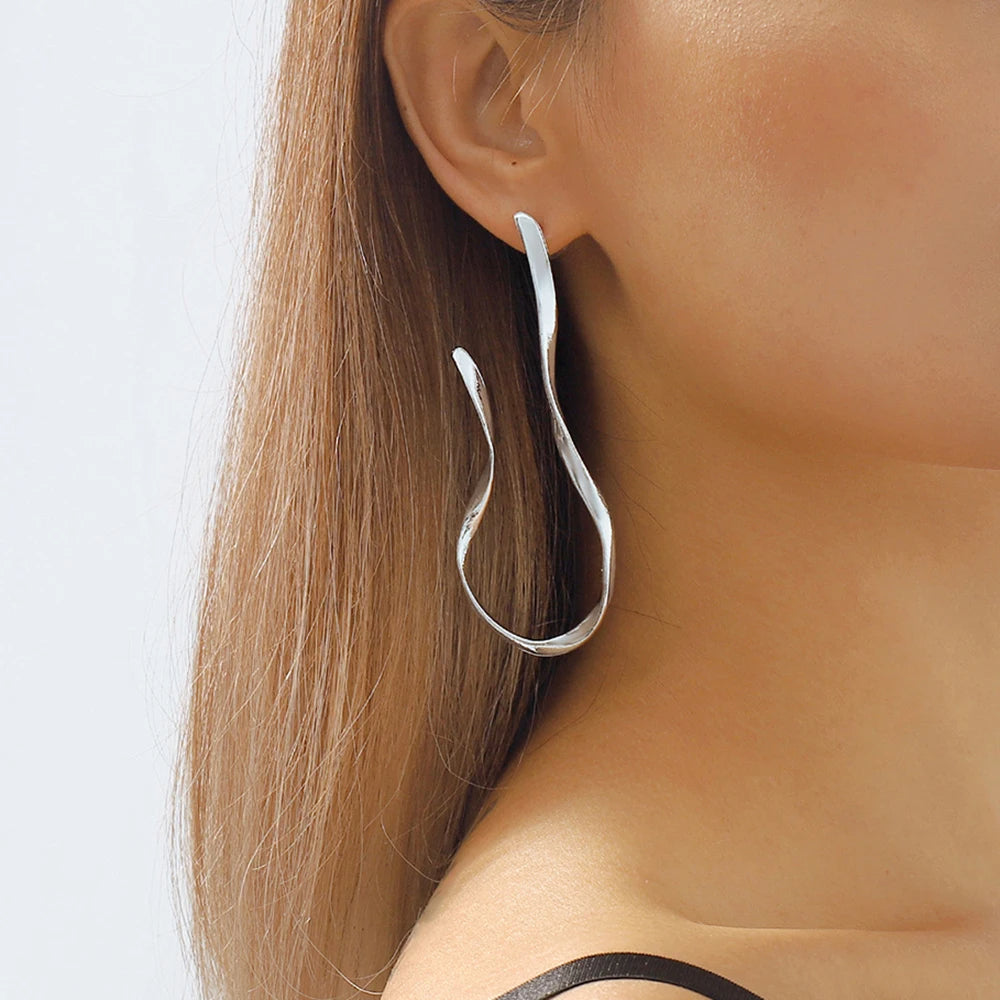 Irregular Lines Dangle Earrings