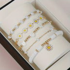 5 PCS Daisy Flower Bracelet