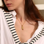 Hand Rhinestone Heart Necklace