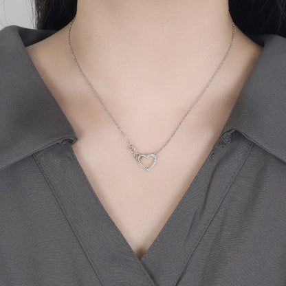 Interlocking Infinity Heart Necklace