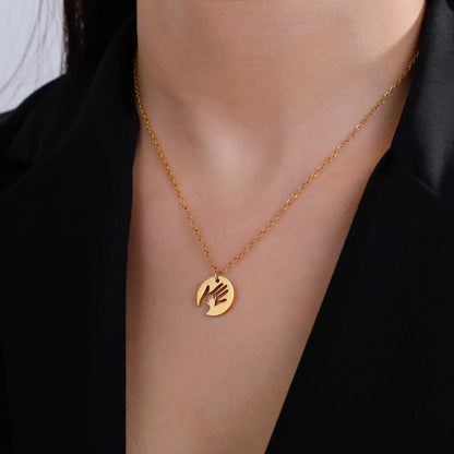 Maternal Hands Necklace