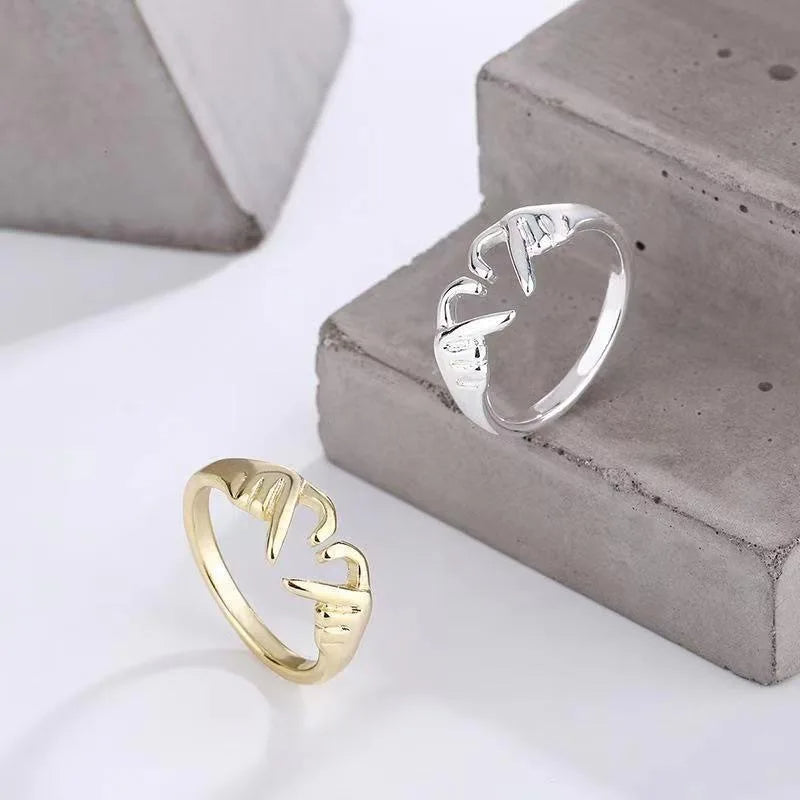 Adjustable Love Hand Ring