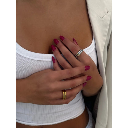 Hollow Geometric Ring