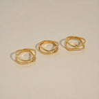 Dainty Solitaire Gold Ring