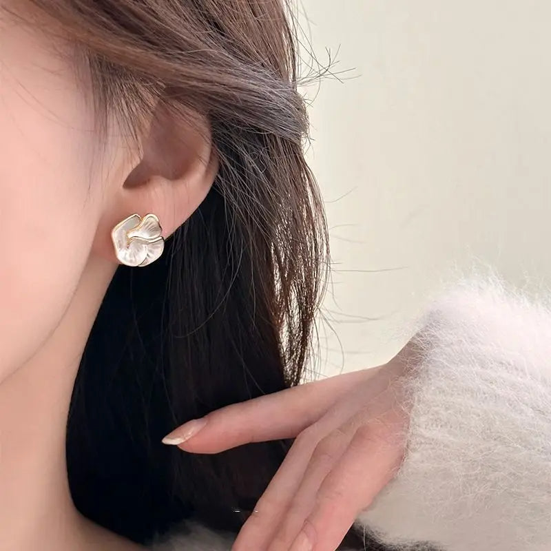 Camellia Stud Earrings