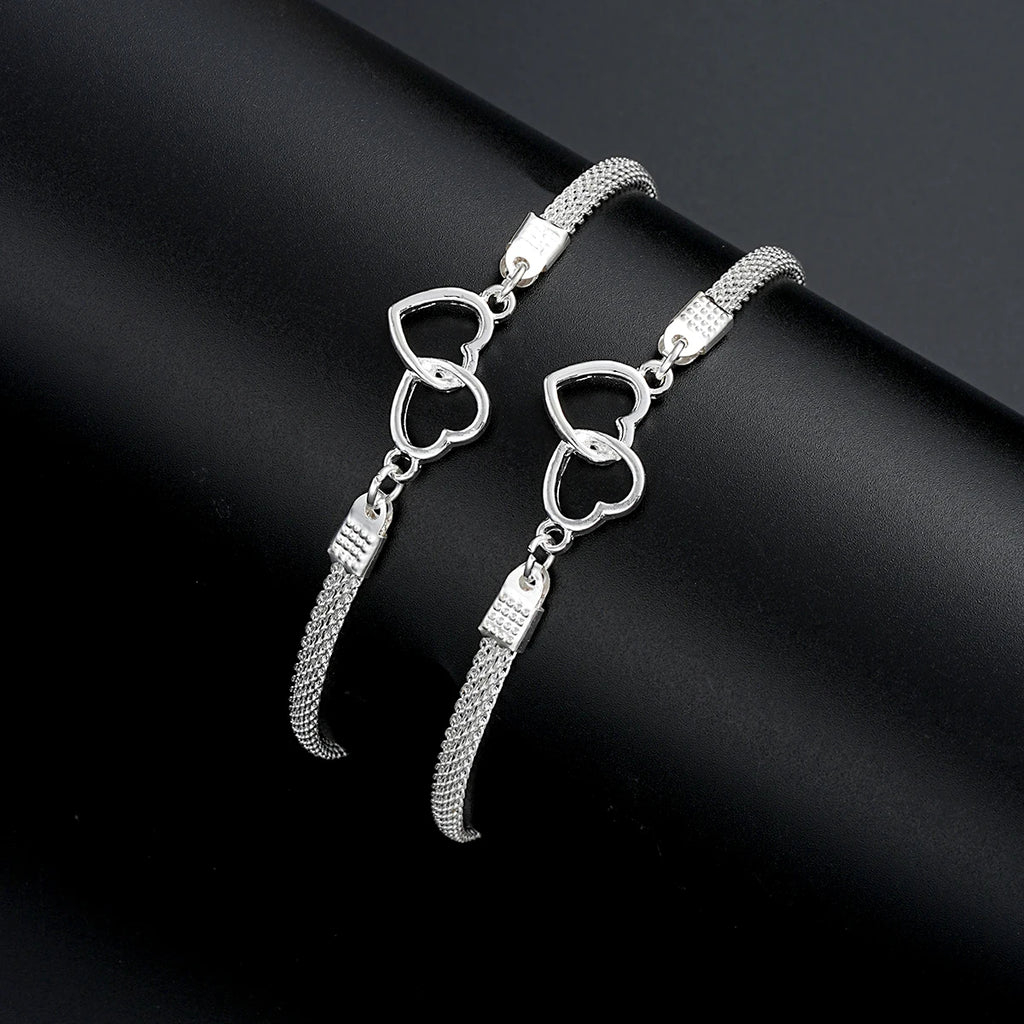 Love Heart Couple Bracelet