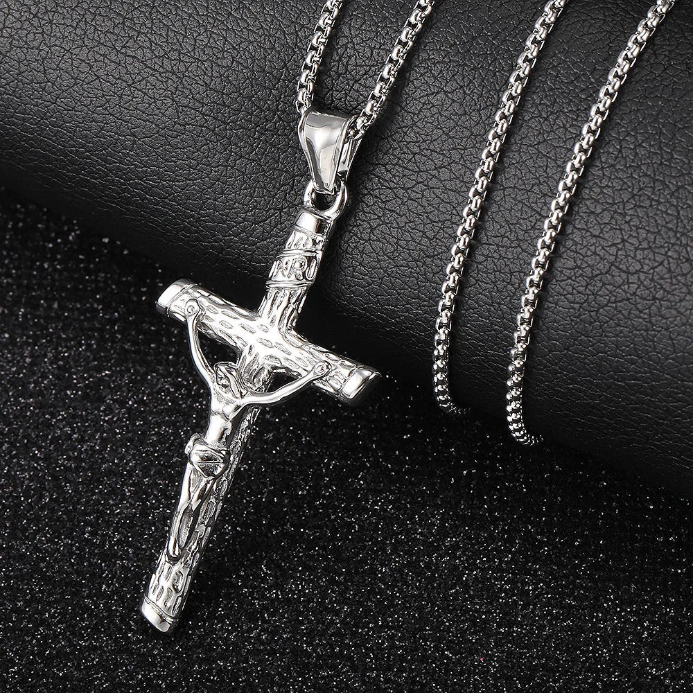 Jesus Crucifix Cross Necklace
