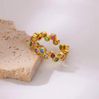Colorful Round Ring