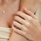 Zircon Charm Ring