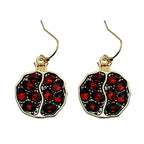 Pomegranate Drop Earrings