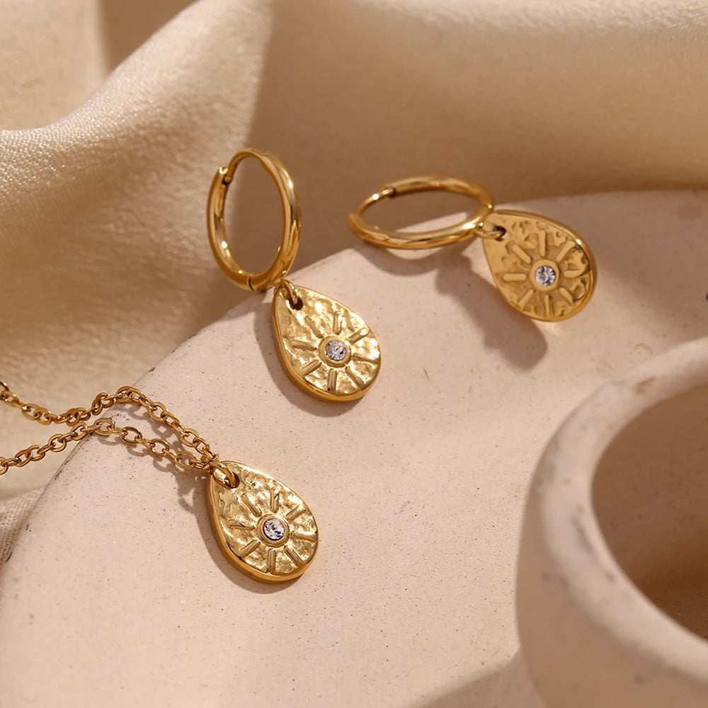 Sun Droplet Earrings