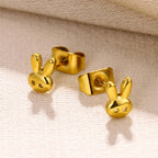Rabbit Stud Earrings