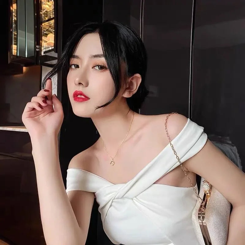 Twisted Circle Necklace