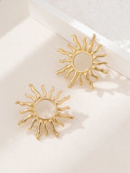 Sun Flower Stud Earrings