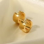 Glossy Hoop Earrings