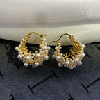 Irregular Pearl Earrings
