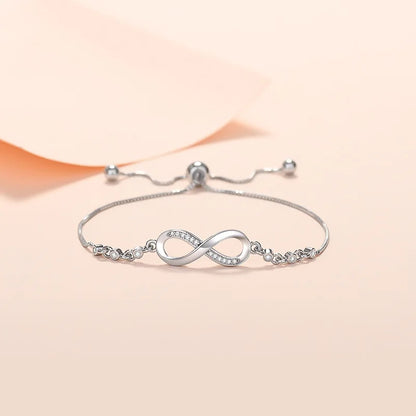 Sterling Silver Infinity Bracelet