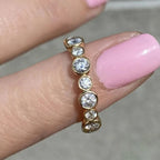 Round Cubic Zirconia Ring