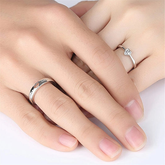 Adjustable Endless Love Couple Rings