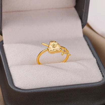 Heart Sword Ring